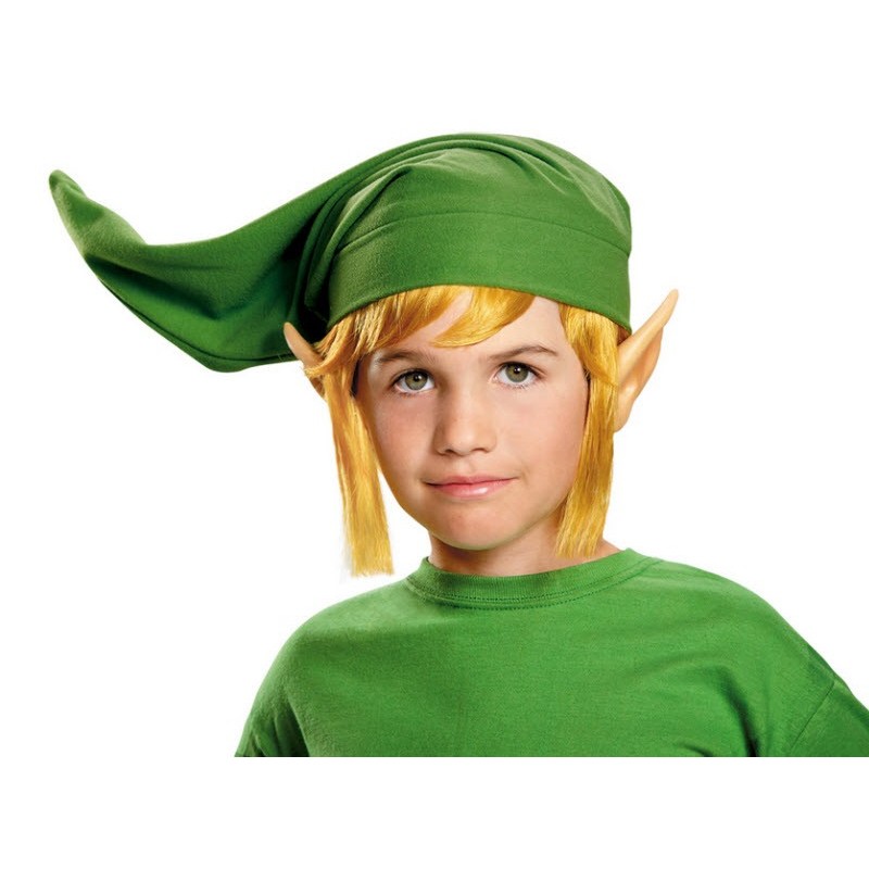 Fantasia Infantil Gorro Link Legend of Zelda Halloween Carnaval