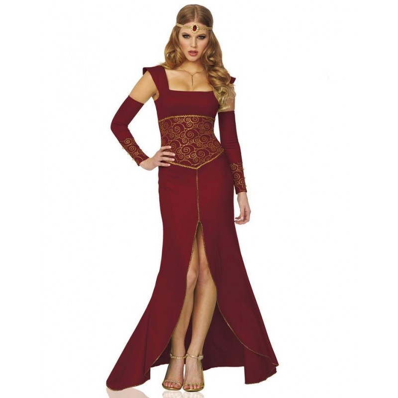 Fantasia Cersei Lannister Game Of Thrones Traje Feminino para Festa a Fantasia Halloween