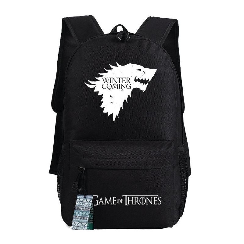 Mochila Game of Thrones Casa Stark O Inverno Está Chegando Geek