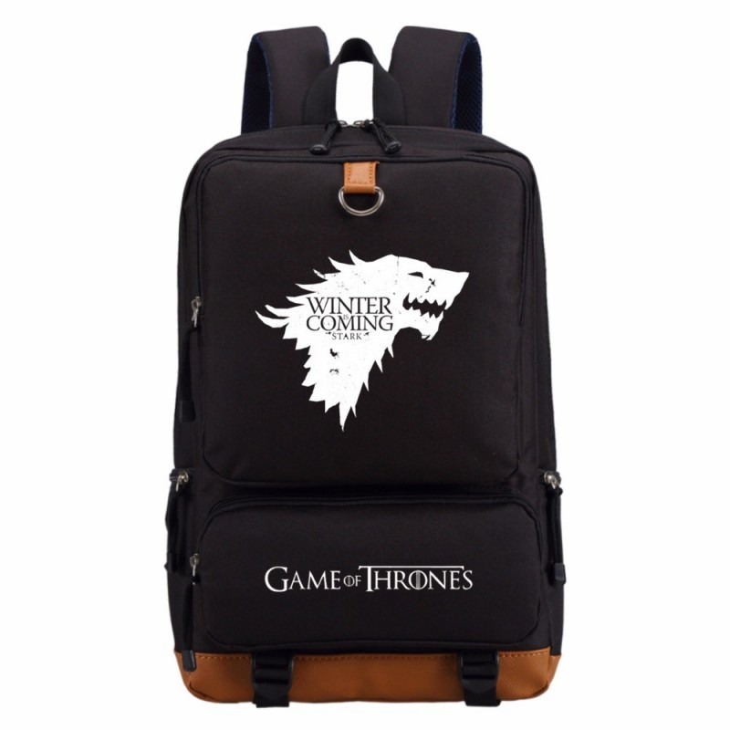 Mochila Preta Série Game of Thrones Casa Stark