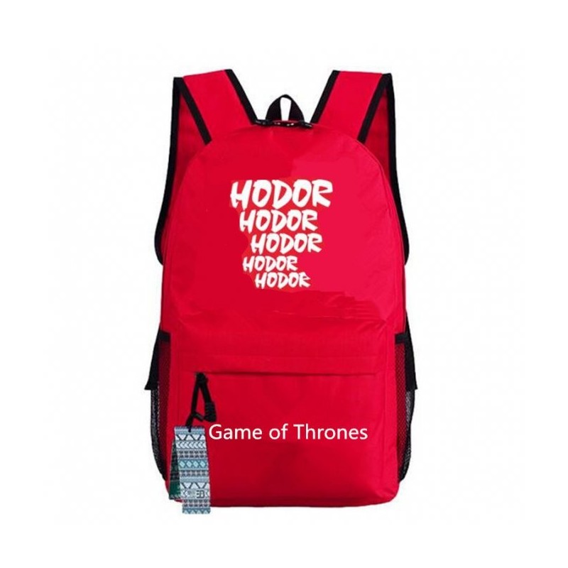 Mochila Vermelha Série Game of Thrones Personagem Hodor