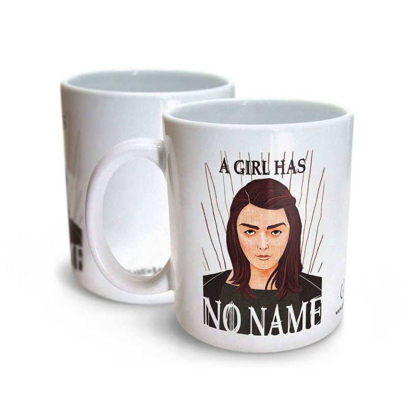 Caneca Cerâmica Aria Stark Game of Thrones Geek