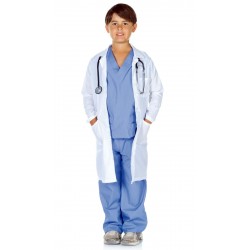 Fantasia Infantil Grey's Anatomy Médico Cirurgião Halloween Carnaval