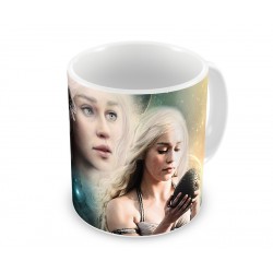 Linda Caneca de Café Game of Thrones Imagem Khaleesi Daenerys Geek