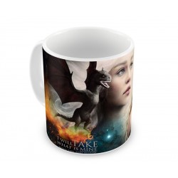 Linda Caneca de Café Game of Thrones Imagem Khaleesi Daenerys Geek