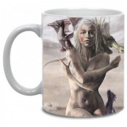 Linda Caneca de Café Game of Thrones Rainha Khaleesi Daenerys Geek