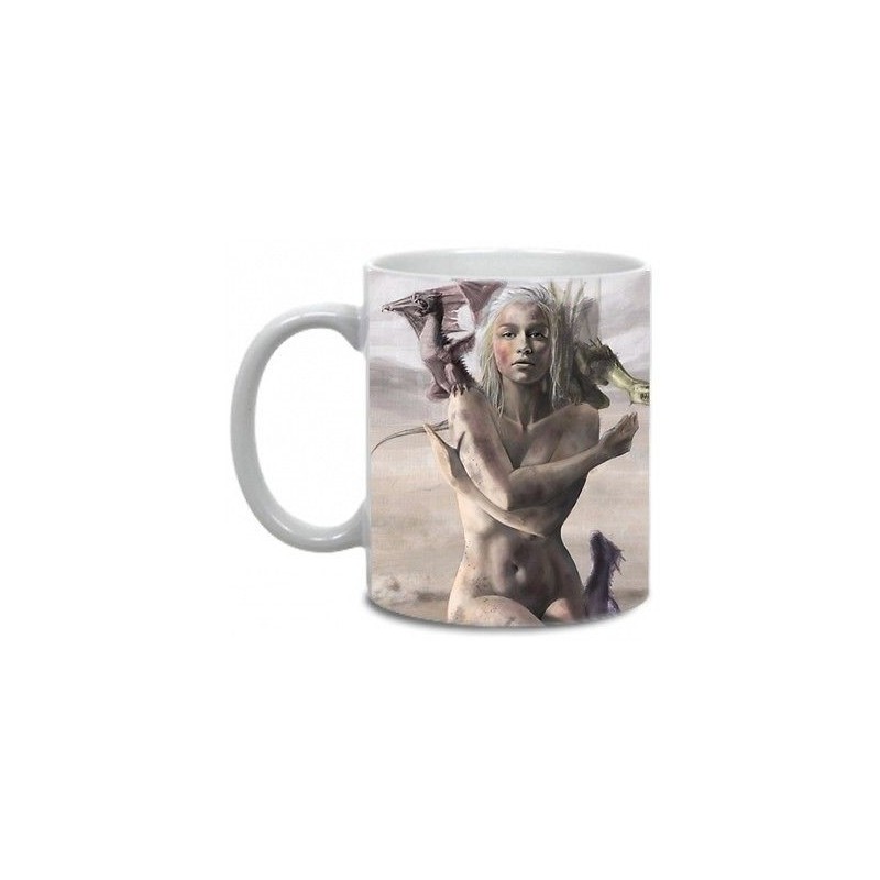 Linda Caneca de Café Game of Thrones Rainha Khaleesi Daenerys Geek