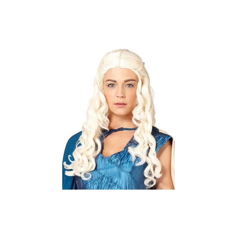 Peruca Feminina Daenerys Targaryen Game Of Thrones Festa Halloween Adulto