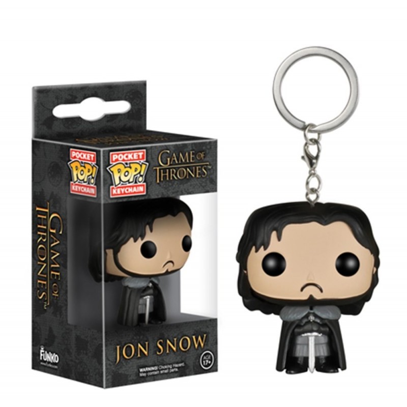 Chaveiro Pocket Pop Boneco Jon Snow Game of Thrones