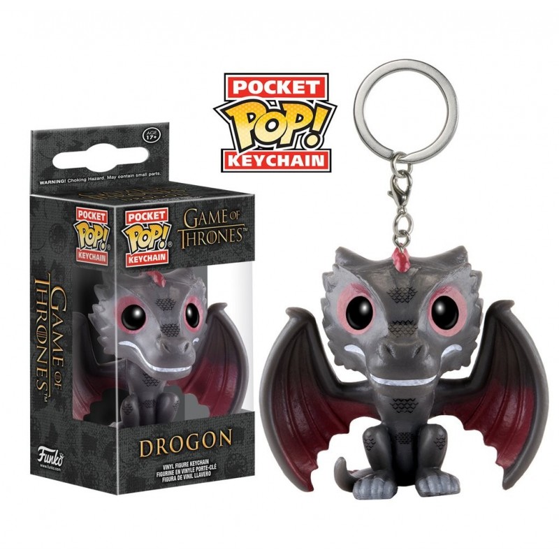 Chaveiro Pocket Pop Boneco Dragão Drogon Game of Thrones