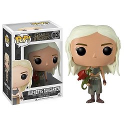 Boneco Funko Pop Vinil Game of Thrones Daenerys Targaryen Dragão Geek