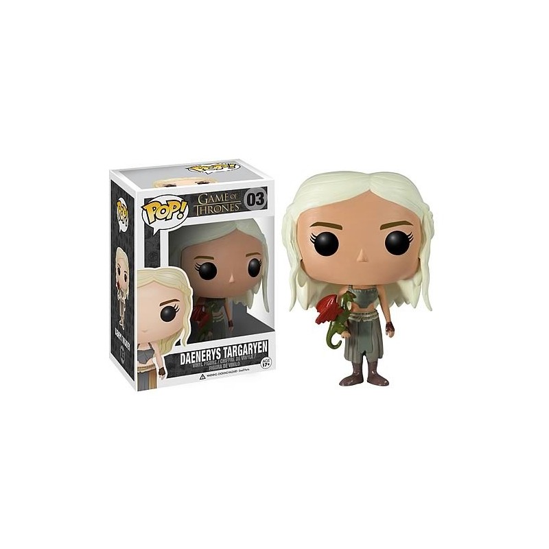 Boneco Funko Pop Vinil Game of Thrones Daenerys Targaryen Dragão Geek