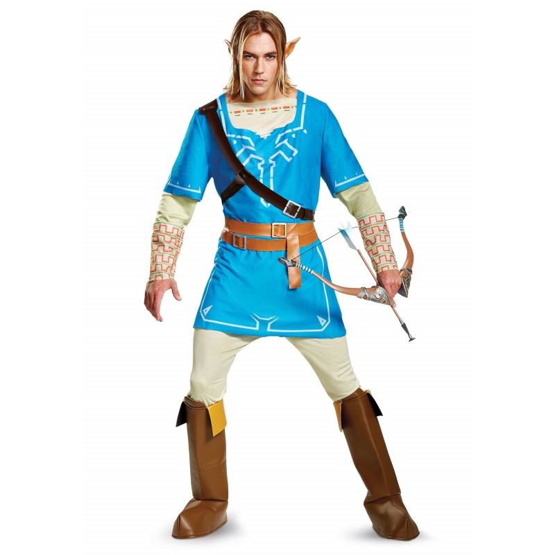 Fantasia Masculina Adulto Cosplay Link Legend of Zelda Halloween Carnaval Festa