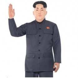 Fantasia Masculina Adulto Kim Jong Un Carnaval Festa Halloween Importada