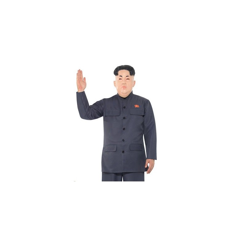 Fantasia Masculina Adulto Kim Jong Un Carnaval Festa Halloween Importada