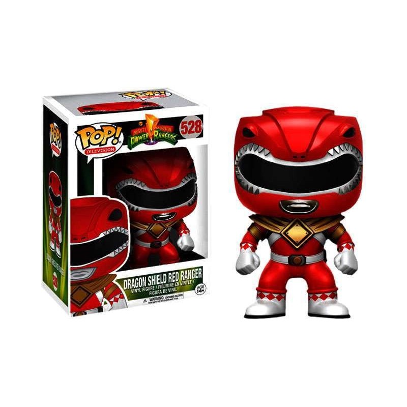 Boneco Figure Funko Pop Power Rangers Vermelho