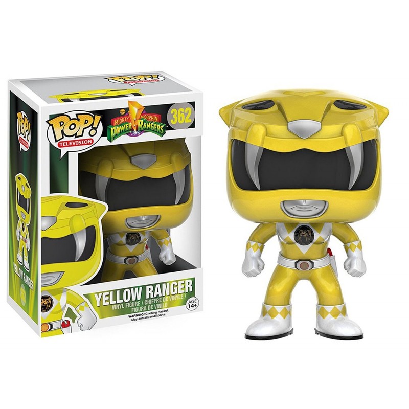 Boneco Figure Funko Pop Power Rangers Amarelo Importado