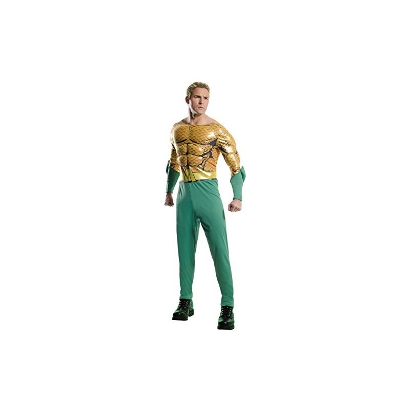 Fantasia Masculina Adulto Aquaman Halloween Carnaval Festa