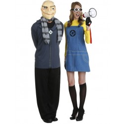 Fantasia Casal Gru e Minion Meu Malvado Favorito Halloween Carnaval