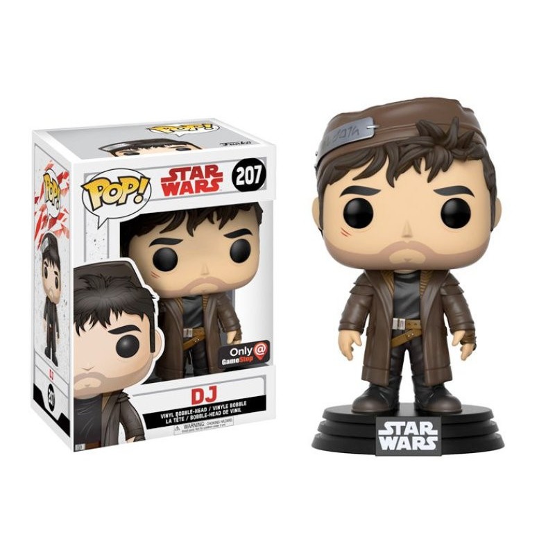 Boneco Figure Star Wars O Último Jedi DJ Funko Pop Vinil Geek