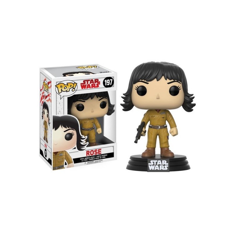 Boneco Figure Star Wars O Último Jedi Rose Funko Pop Vinil Geek