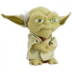 Boneco de Pelúcia Mestre Yoda Filmes Star Wars Anti-alérgico Importado