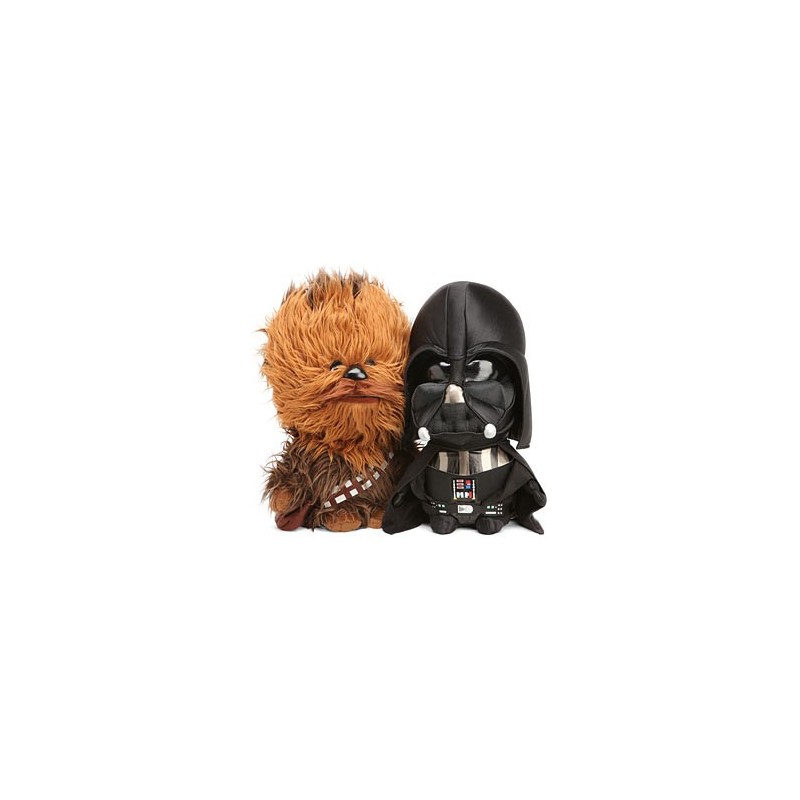 Bonecos de Pelúcia Star Wars Chewbacca Darth Vader Geek