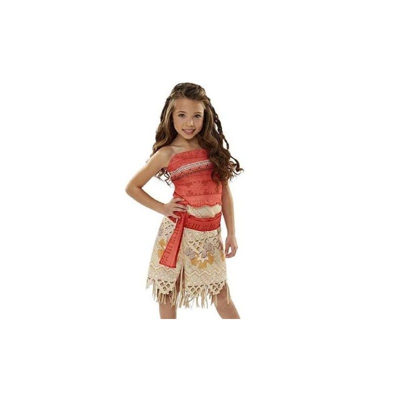 Crianças halloween moana vestido para meninas crianças cosplay