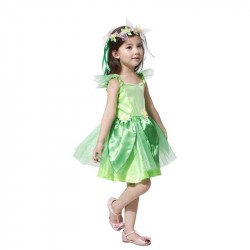 Fantasia Infantil Fada Verde Carnaval Festa Halloween Meninas