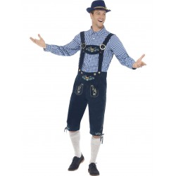 Fantasia Masculina Alemão Oktoberfest Carnaval Halloween