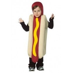 Fantasia Infantil Cachorro-Quente Salsicha Halloween