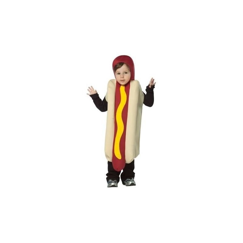 Fantasia Infantil Cachorro-Quente Salsicha Halloween