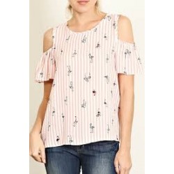 Blusa Feminina Estampada Flamingos Importada