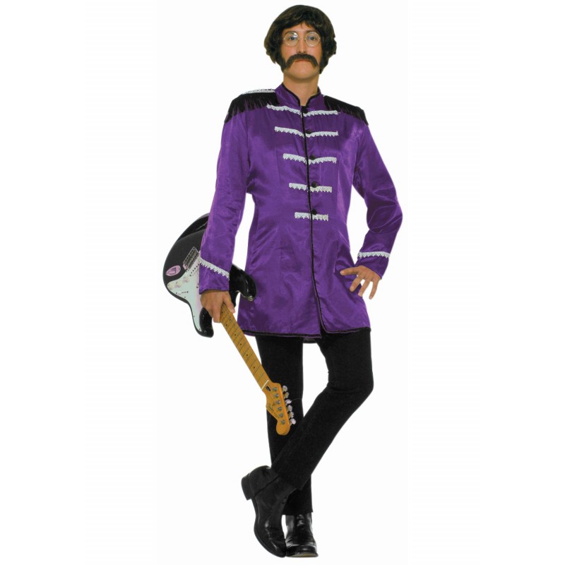 Fantasia Masculina Adulto Beatles Roxo Halloween