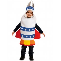 Fantasia Infantil Foguete Espacial Halloween Carnaval Festa