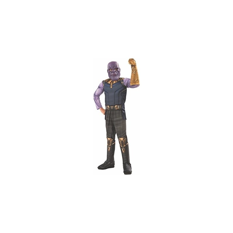 Fantasia Infantil Thanos Luxo Vingadores Guerra Infinita Halloween Cosplay Carnaval
