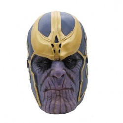 Máscara Fantasia Thanos Vingadores Guerra Infinita Halloween Cosplay Carnaval