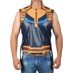 Fantasia Masculina Colete Thanos Vingadores Guerra Infinita Carnaval Halloween