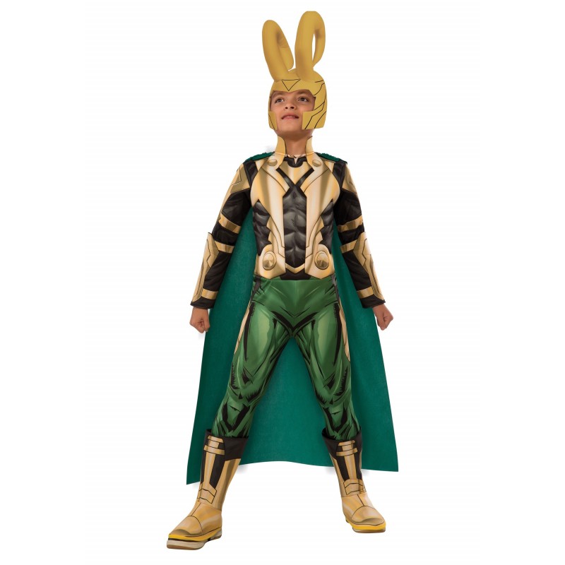 Fantasia Infantil Loki Marvel Halloween Carnaval Cosplay