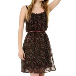 Vestido Casual Estampa Floral Curto Alcinhas