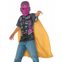 Fantasia Infantil Vision dos Vingadores Carnaval Halloween