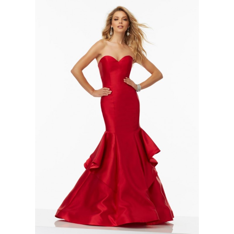 vestido vermelho longo sereia