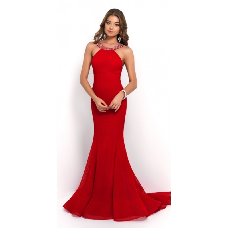 vestido sereia longo vermelho