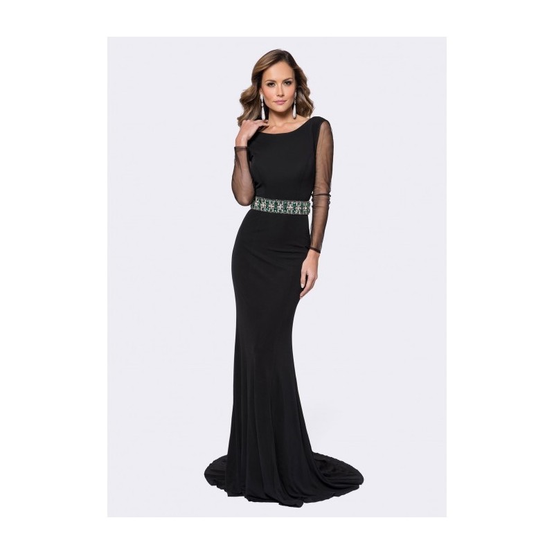 vestido longo preto transparente