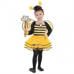 Fantasia Infantil Bailarina Abelha Halloween Carnaval