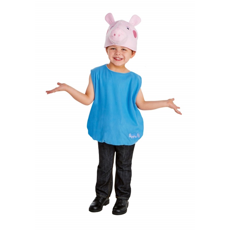 Fantasia Infantil Meninos George Pig Halloween Carnaval