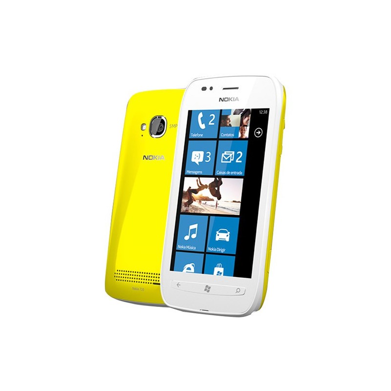 Nokia Lumia 710 Branco / Amarelo - Smartphone Windows Phone 7.5 3G Wi-Fi Câmera 5MP GPS