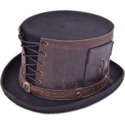 Mini Chapéu Steampunk Cilíndrico Unisex Adulto Fantasia Cosplay Halloween Carnaval