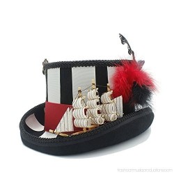 Chapéu Steampunk Vitoriano Mulheres Barco Pirata Fantasia Cosplay Carnaval Halloween