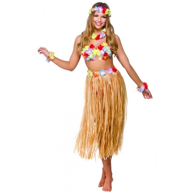 Fantasia Adulto Feminina Havaiana Festa do Havaí Carnaval